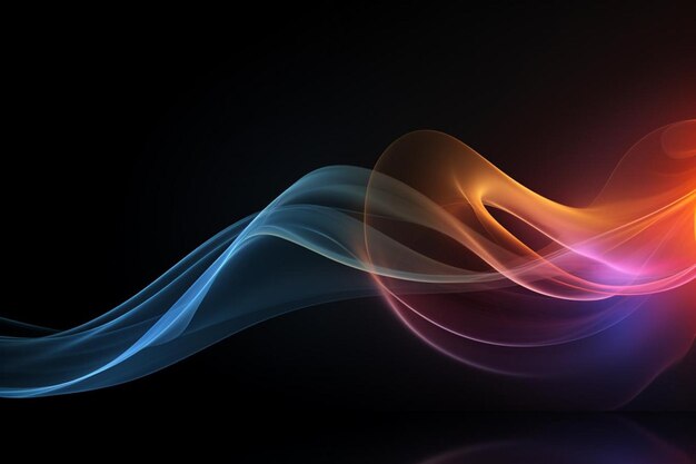 Photo awallpaper with dark dramatic gradient colors ai generation