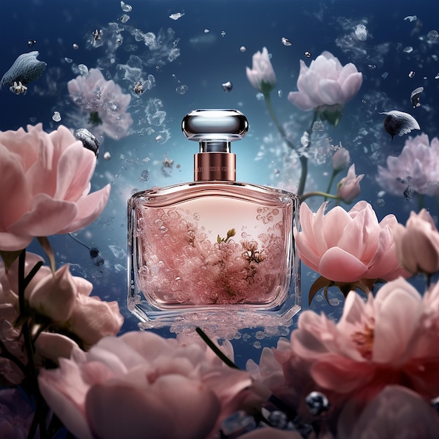 Premium AI Image  Award winning Chanel perfume photography review  Generative AI