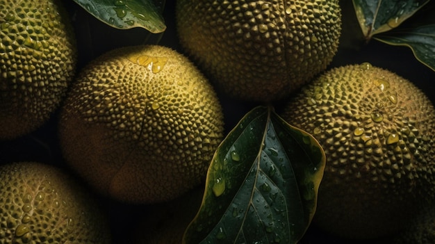 Awardwinning Breadfruit Seamless Background Photograph