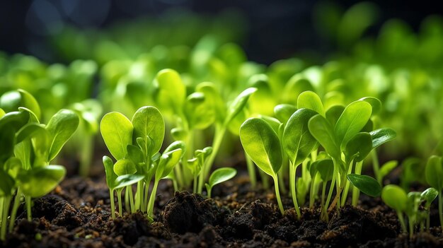 AwardWinning Young Salad Herbs and Vegetables Seedlings