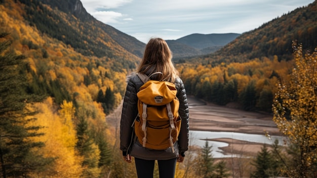 AweInspiring Autumn Hiking Adventure Het verkennen van de HautesGorgesdelaRiviereMalbaie National Park i