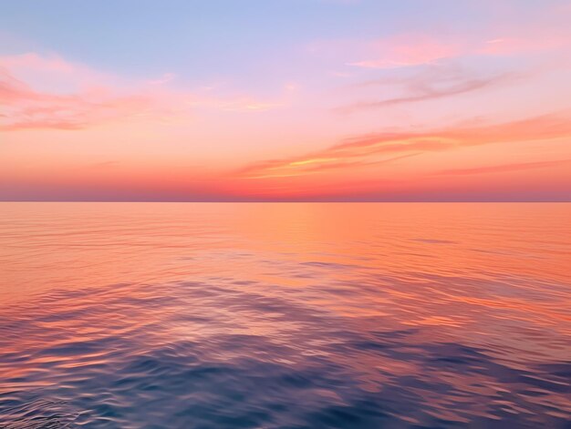 Foto incredibile tramonto sulla spiaggia