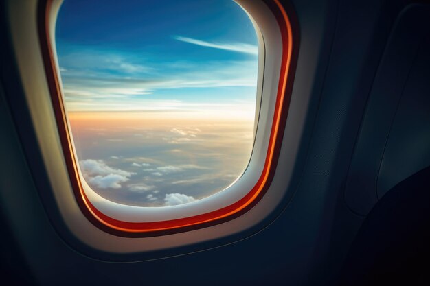 Удивительный вид из окна самолета