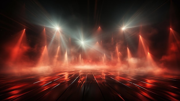 awesome abstract red light background