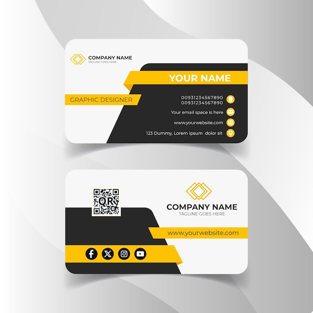 Awesome business card design template