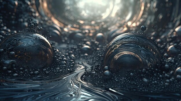 Awesome round and splash patterned 3D themes