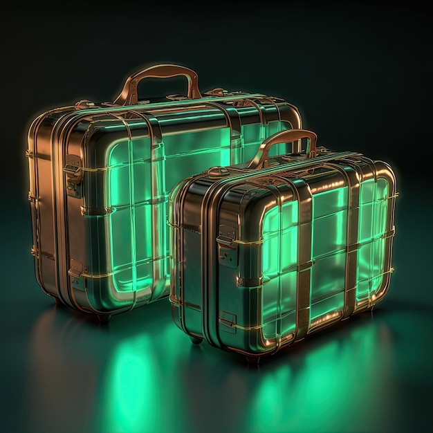 Awesome Suitcases Let's Explore the World Together (世界を一緒に探検しよう)