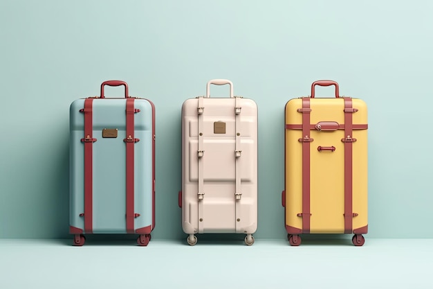 Awesome Suitcases Ready for Adventures and Fun