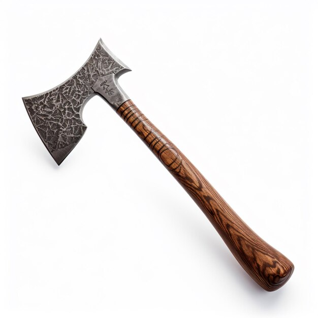 axe isolated on white background AI Generative