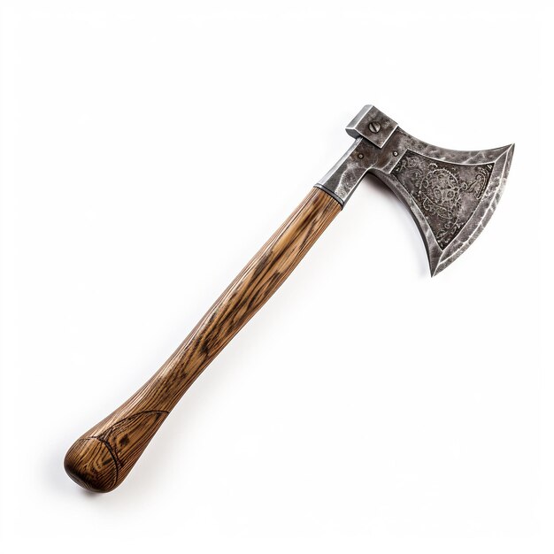 Axe on a white background