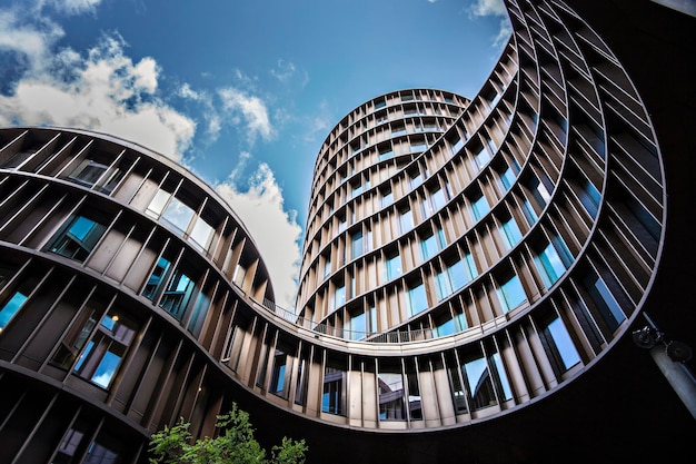 Axel Towers gebouw uitzicht vanaf de straat van het centrum van Kopenhagen, Denemarken