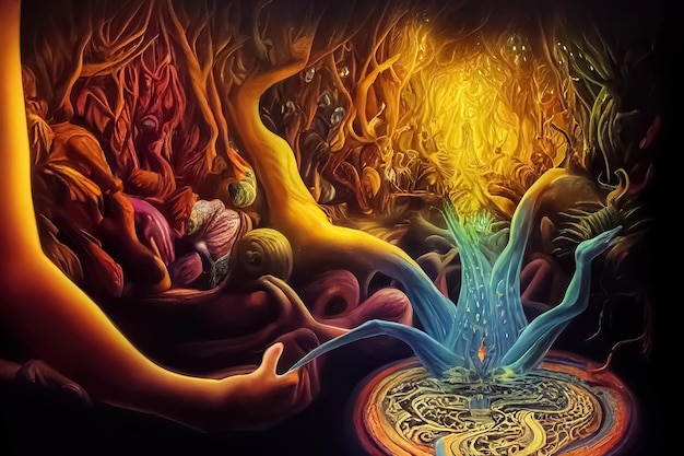 Ayahuasca experience holistic healing spiritual insight psychedelic vision