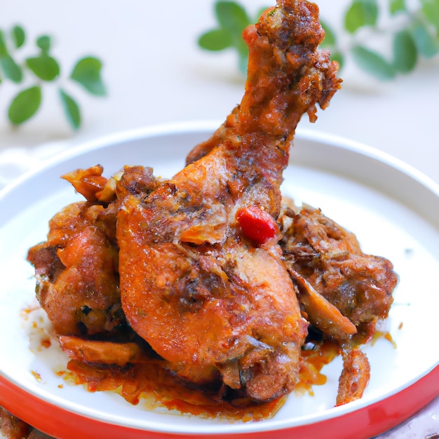 Photo ayam masak merah