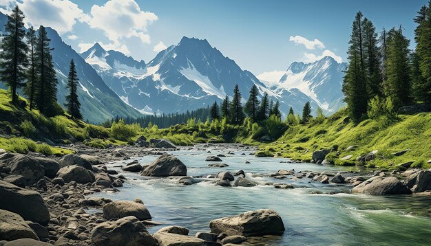 Photo ayryk lakes in altai mountains suberia russia