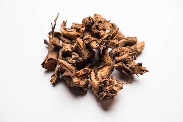 Ayurvedic Chitrak or Sheetraj roots also known as Plumbago zeylanica