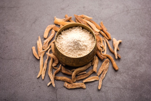 Ayurvedic Potent herb musli - also known as Safed MoosliÃÂ or Swetha Musli in powder and Raw form