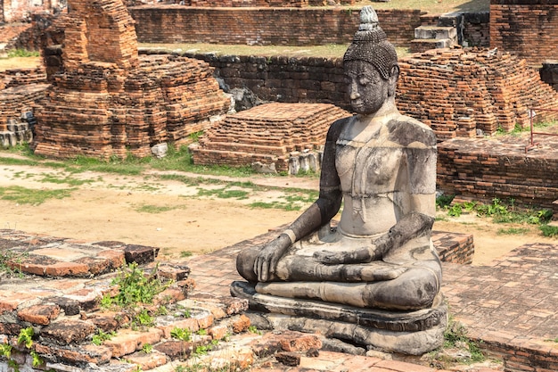 Parco storico di ayutthaya a ayutthaya, thailandia