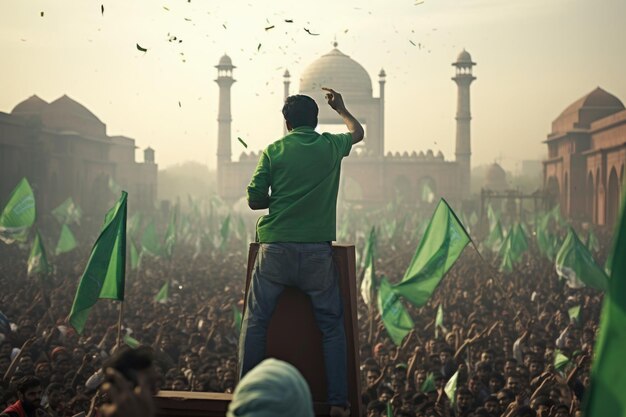Foto azadi aura india foto van de onafhankelijkheidsdag