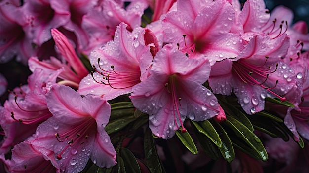 Azalea close up