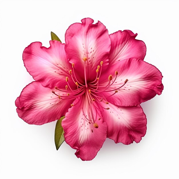 azalea isolated on white background