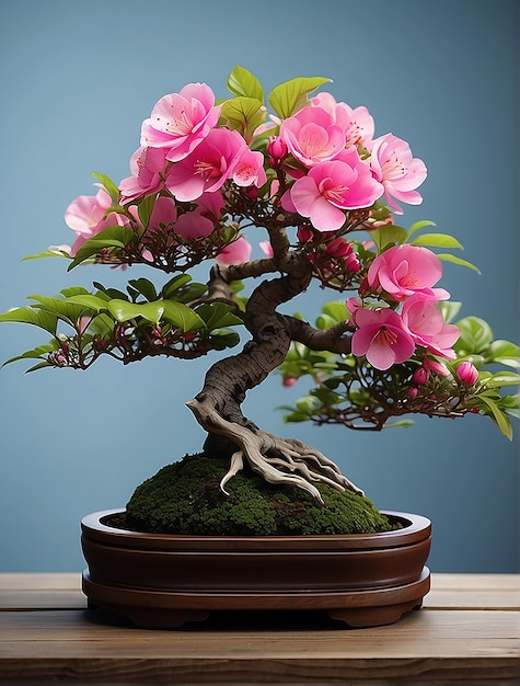 Foto azalea con fiori rosa immagini belle e affascinanti come albero bonsai