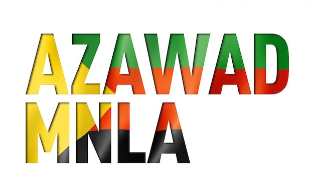 Azawad MNLA vlag