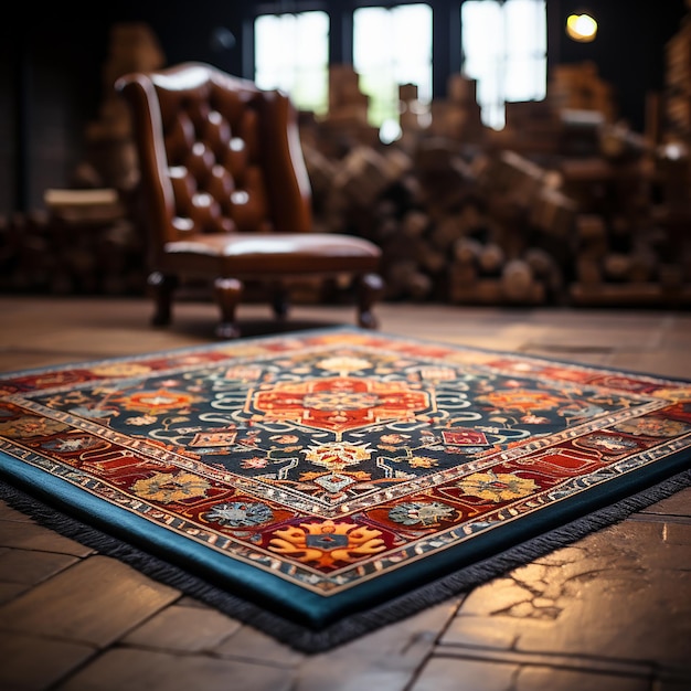 Azerbaijani Carpet with HighQuality National Symbols Buta
