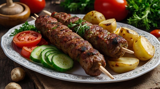 Azerbaijani lyulya kebab