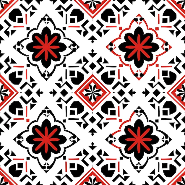 Azerbeidzjaanse patronen met Buta granaatappels en geometrische Sh naadloze tegels Nationale Art Design Ink