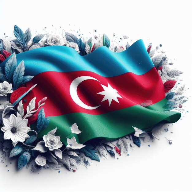 Azerbeidzjan vlag poster voor Holiday