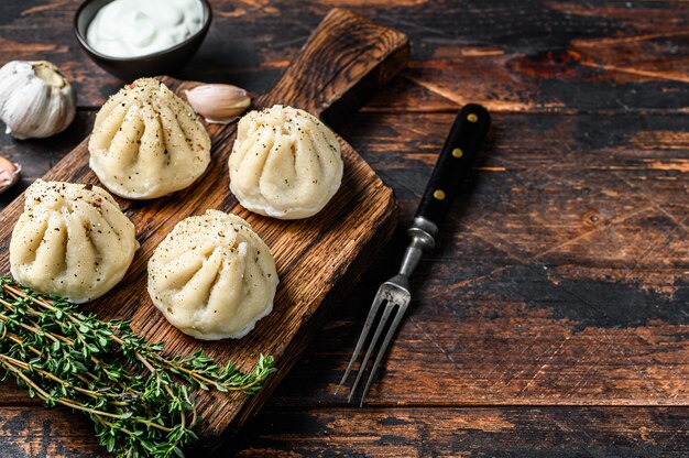 Aziatische gestoomde dumplings