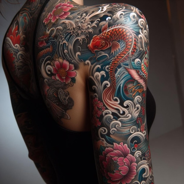 Aziatische tatoeage