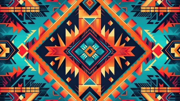 Aztec seamless pattern