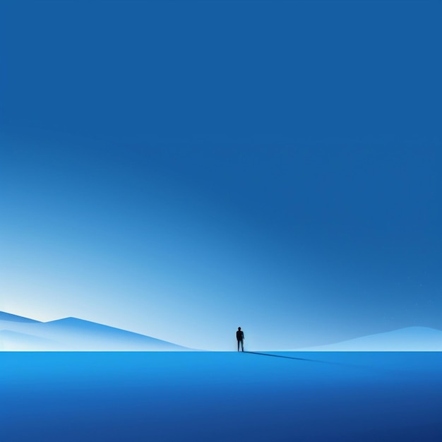 Azure minimalist wallpaper high quality 4k hdr