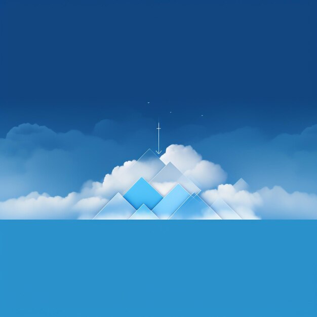 azure Minimalist wallpaper