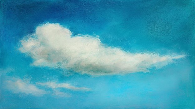 Photo azure serenity pristine cloud in a blue expanse