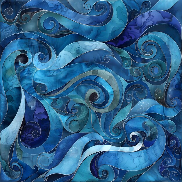 Azure waves elegance