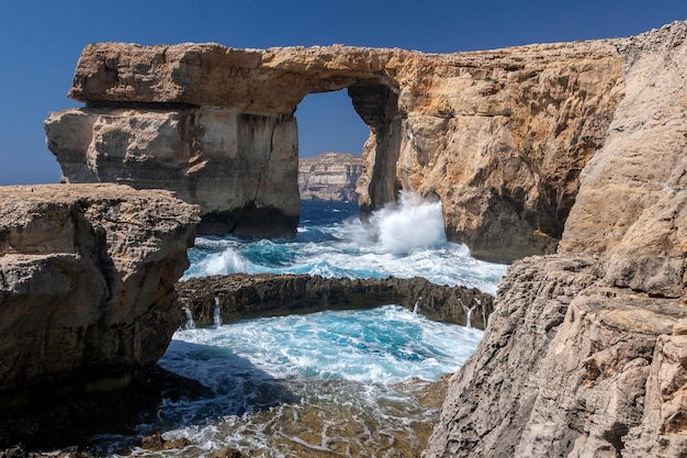 Горная порода Azure Window Гоцо Мальта