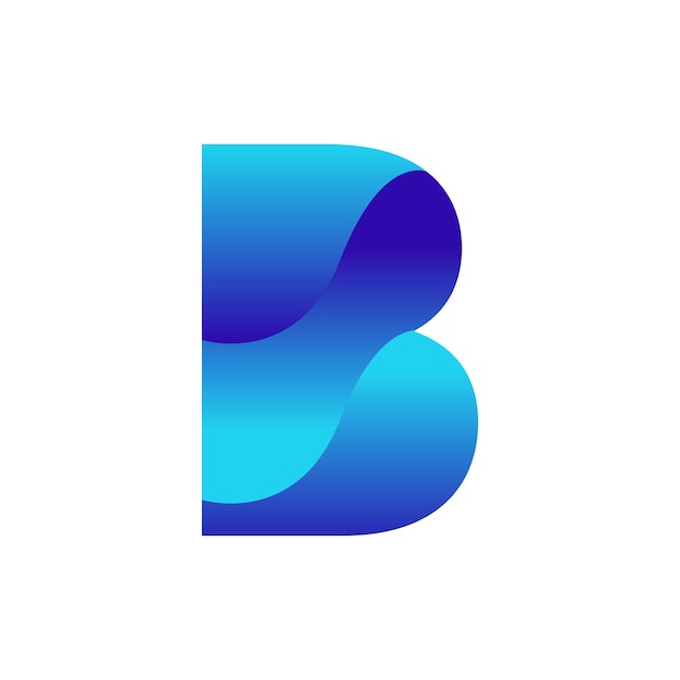 Photo b letter logo