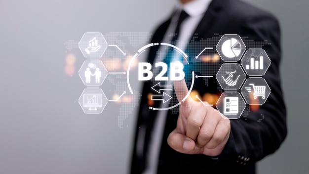 B2B Business Company Commerce Technology Marketing concept