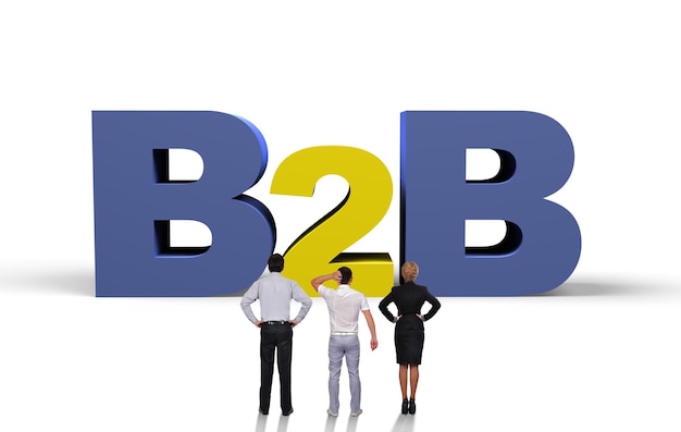 사진 b2b 개념