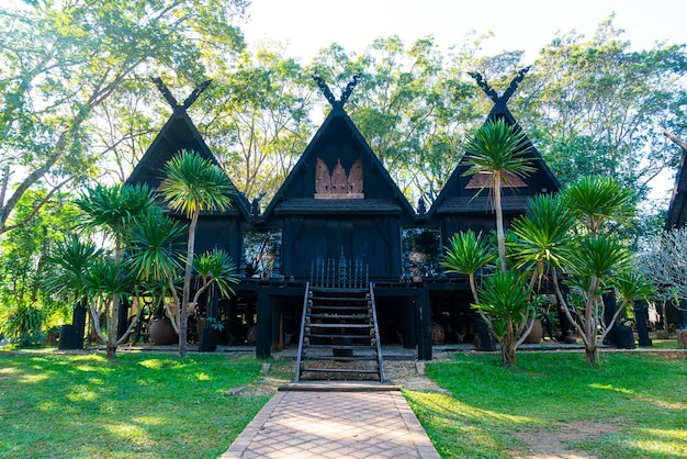 Baan dam museum black house, een van de beroemde plekken en bezienswaardigheden in chiang rai