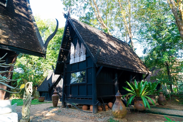 Baan Dam Museum Black House one of the famous place and landmark in Chiang Rai