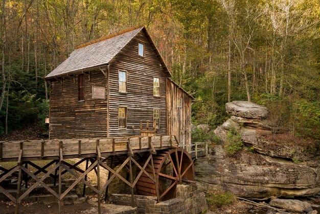 Babcock-korenmolen in West Virginia