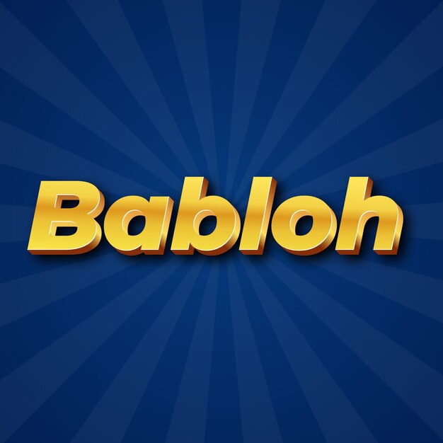 Текстовый эффект Babloh Золотой JPG привлекательный фон открытка фото конфетти