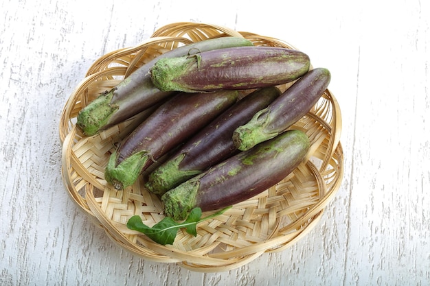 Baby aubergines