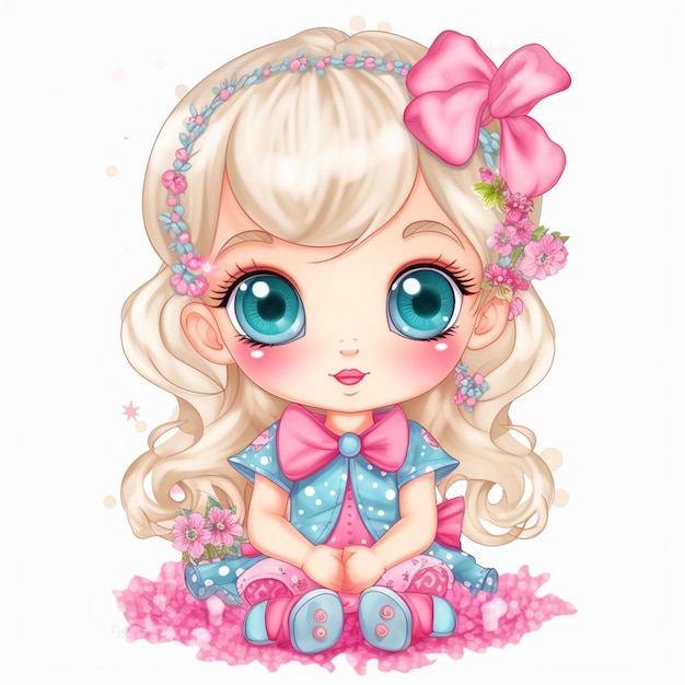 baby_beautiful_girl_clipart_sublimation ベイビー・ビューティフル・ガール