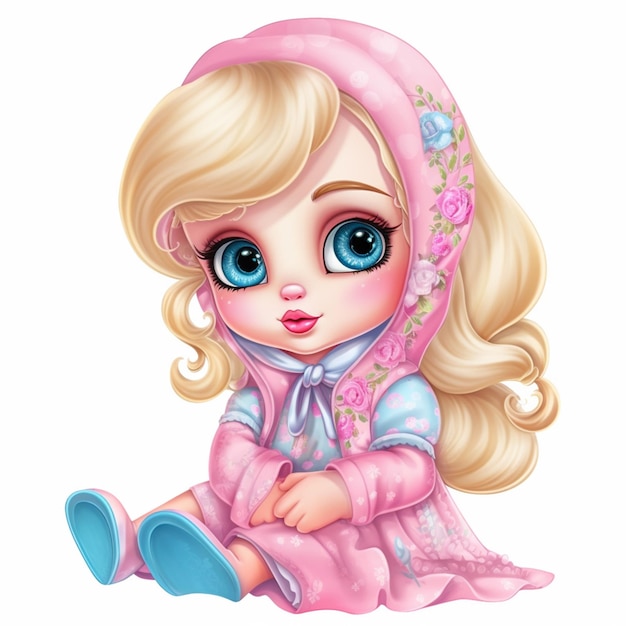 baby_beautiful_girl_clipart_sublimation