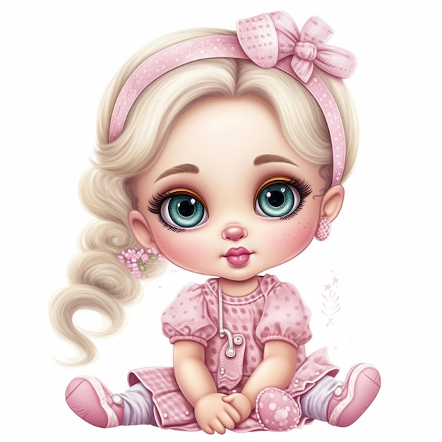 baby_beautiful_girl_clipart_sublimation