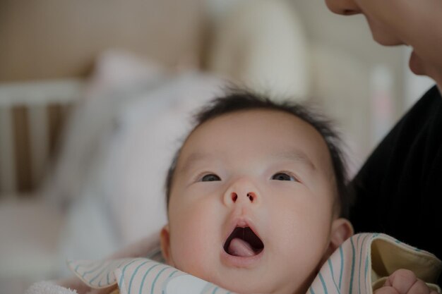 baby being held